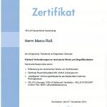 Zertifikat Marco Roß